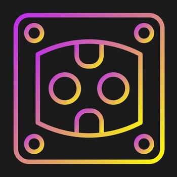 icono de vector de enchufe