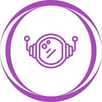 Astronaut Helmet Vector Icon