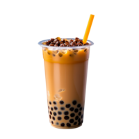 AI generated Bubble Tea isolated on png background