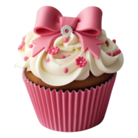 ai generato cupcakes isolato su png sfondo