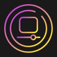 Video Stop Circle Vector Icon