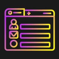 Signup Vector Icon
