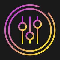 Audio Equalizer Vector Icon