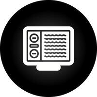 Desktop Computer Vector Icon