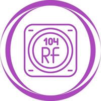 Rutherfordio Vector Icon