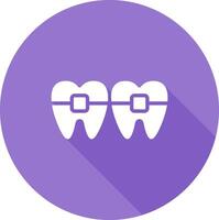 icono de vector de dientes