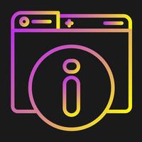 Information Symbol Vector Icon