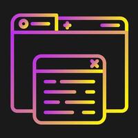 Pop Up Vector Icon