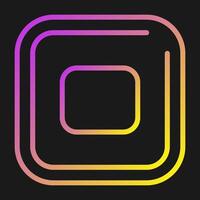 Stop Square Vector Icon