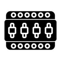 Transfer Switch Vector Icon