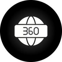 360 Degrees Vector Icon