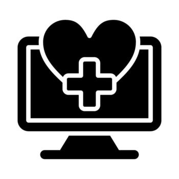icono de vector de computadora