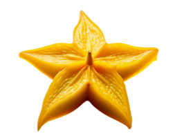 AI generated Star Fruit isolated on png background