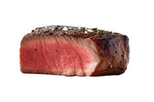 AI generated Meat piece isolated on png background