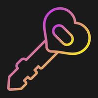 Car Key Vector Icon