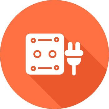 icono de vector de enchufe