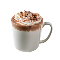 AI generated Cream Coffee Cup isolated on png background