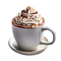 AI generated Cream Coffee Cup isolated on png background