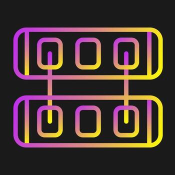 icono de vector de interruptor de red