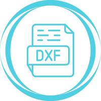 dxf vector icono