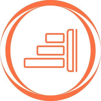 Derecha alinear vector icono