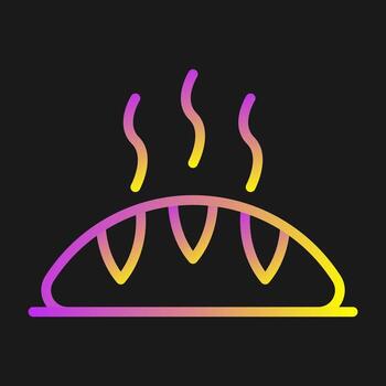 icono de vector de pan