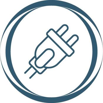 icono de vector de enchufe