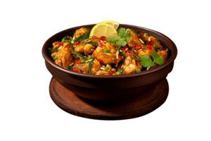 AI generated Indian Food isolated on png background