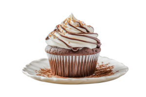 ai generado cup-cake aislado en png antecedentes