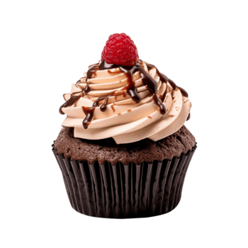 ai generado cup-cake aislado en png antecedentes
