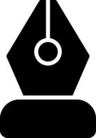 Black Nib Vector Icon