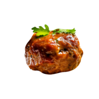 AI generated Meat Balls isolated on png background