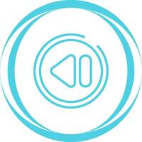 Rewind Button Vector Icon
