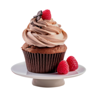 AI generated Cup-Cake isolated on png background