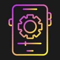 Smartphone Settings Vector Icon