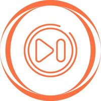 Next Track Button Vector Icon