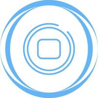 Stop Button Vector Icon