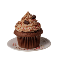 ai gegenereerd cup-cake geïsoleerd Aan PNG achtergrond