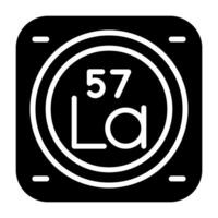 Chemical Element Vector Icon