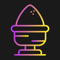 Boiled Egg Vector Icon