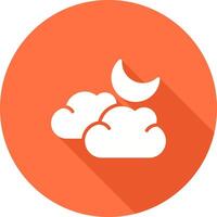 icono de vector de nube