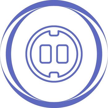 icono de vector de enchufe