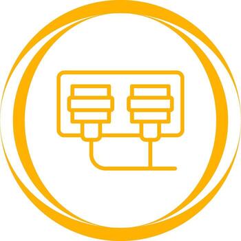 icono de vector de enchufe