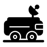 Mars Rover Vector Icon