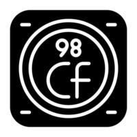 Chemical Element Vector Icon