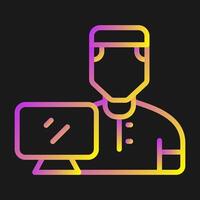 Working Man Vector Icon