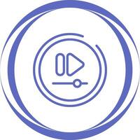 Video Fast Forward Button Vector Icon