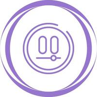 Video Pause Button Vector Icon