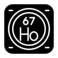 Chemical Element Vector Icon