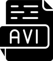 AVI Vector Icon